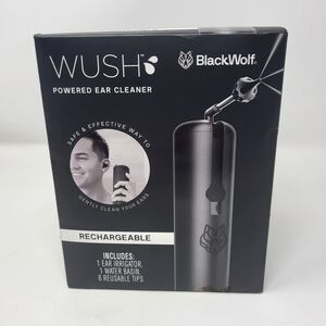 The Black Wolf Wush Powered Ear Cleaner Rechargeable‎ New Prevent Wax